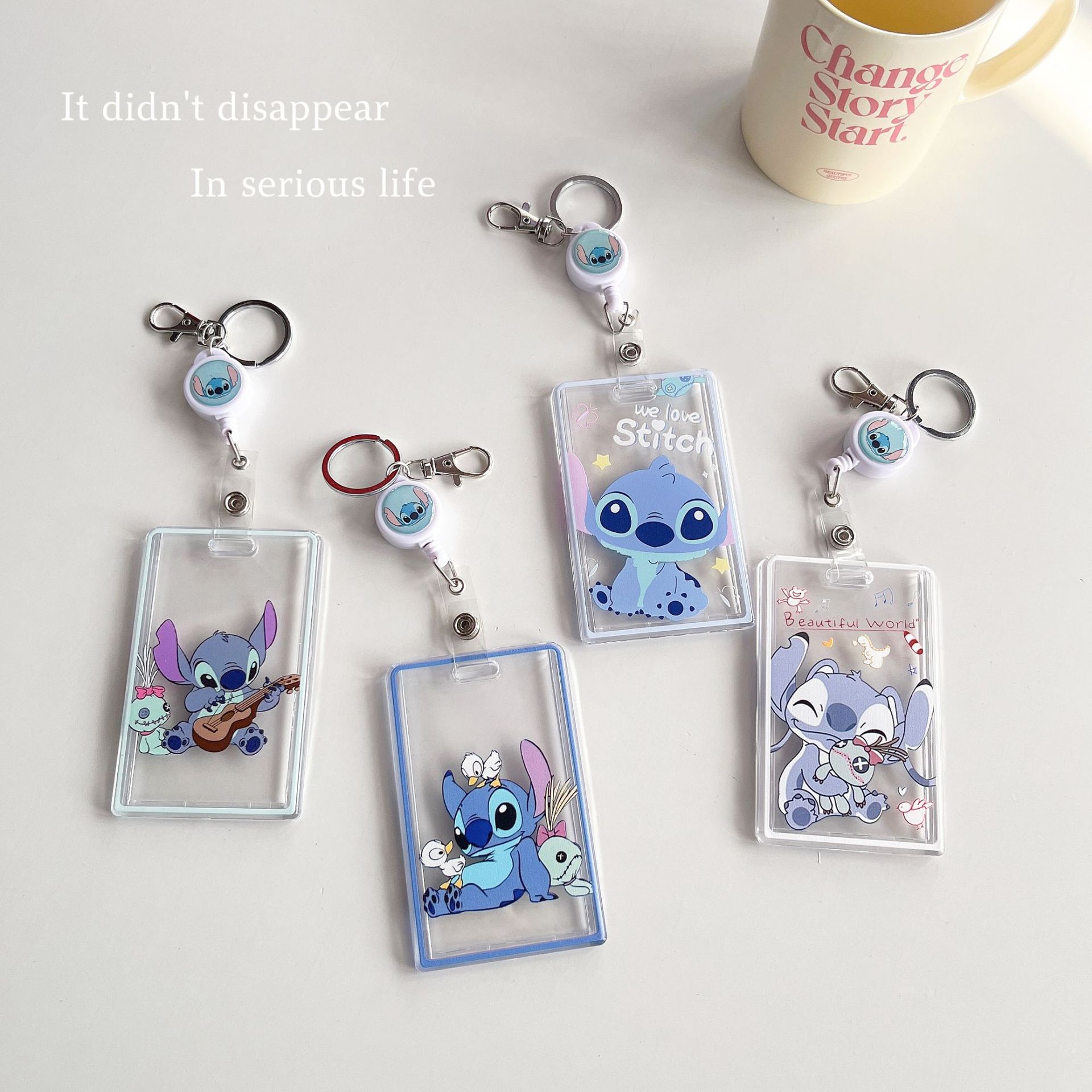 New Stitch Card Holder Keychai - đánh giá và giá Reel Cover