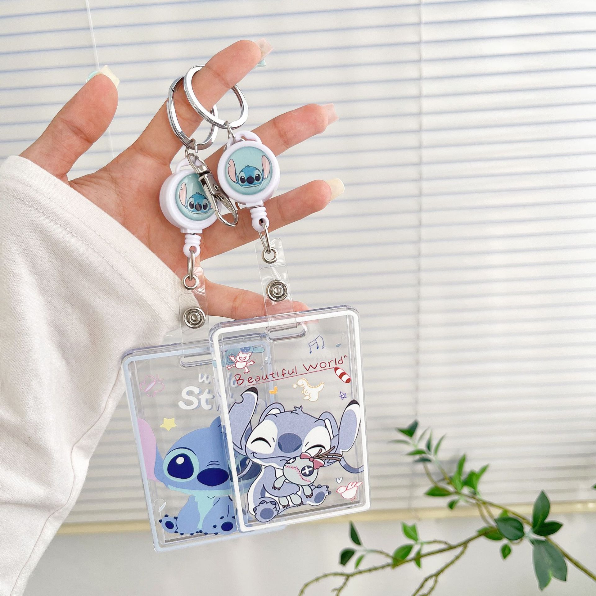 New Stitch Card Holder Keychai - đánh giá và giá Reel Cover