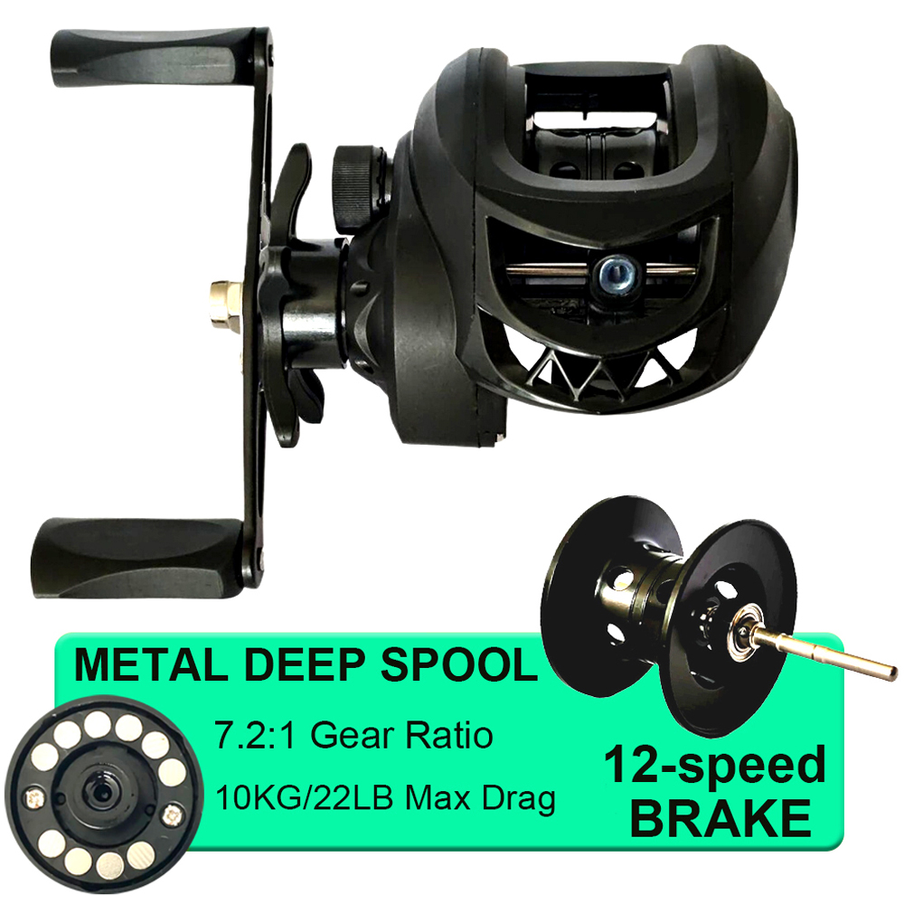 Fishing Set Bait Casting Lure  - đánh giá và giá Spincast Reel